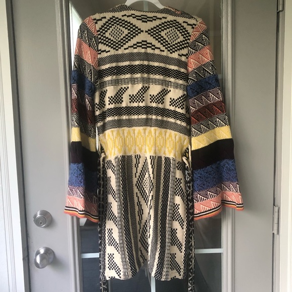 Free People Patchwork Sweater Dress Size Small - Picture 9 of 10